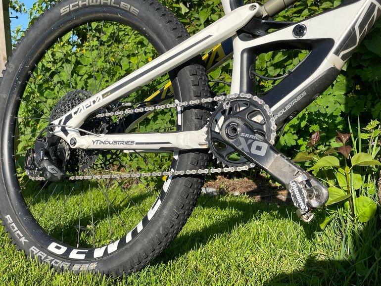 Gebrauchtes YT Custom SRAM GX Eagle 2014 Mountainbike, Weiß — Bild 2 von 4