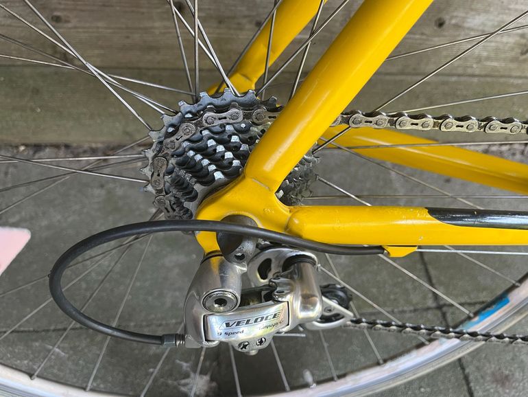 Gebrauchtes Peugeot Custom Campagnolo Veloce 1997 Road & Gravel, Orange — Bild 13 von 15