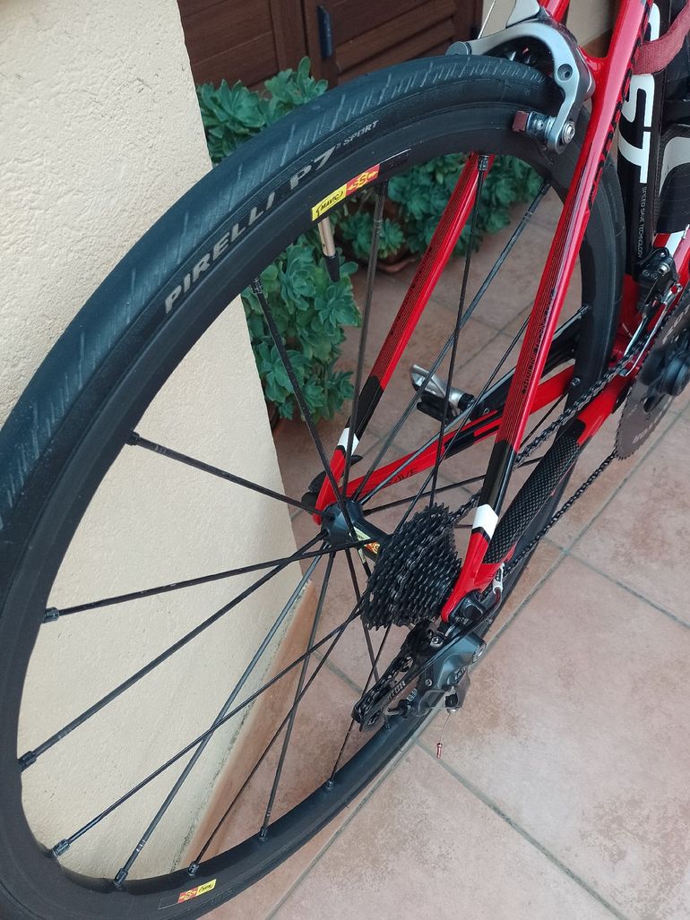 Gebrauchtes Cannondale Supersix Shimano Ultegra 2017 Road & Gravel, Rot — Bild 4 von 6