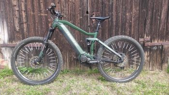 Haibike Alltrail Shimano Deore 2023 Mountainbike usato, Verde — immagine 2 di 5