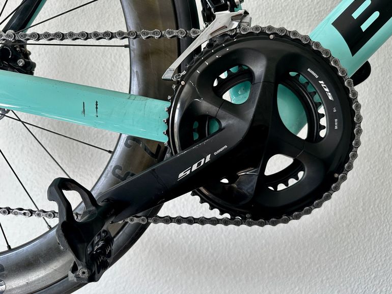 Used Bianchi Aria - 105 2022 2022 Road & Gravel, Blue — image 3 of 5