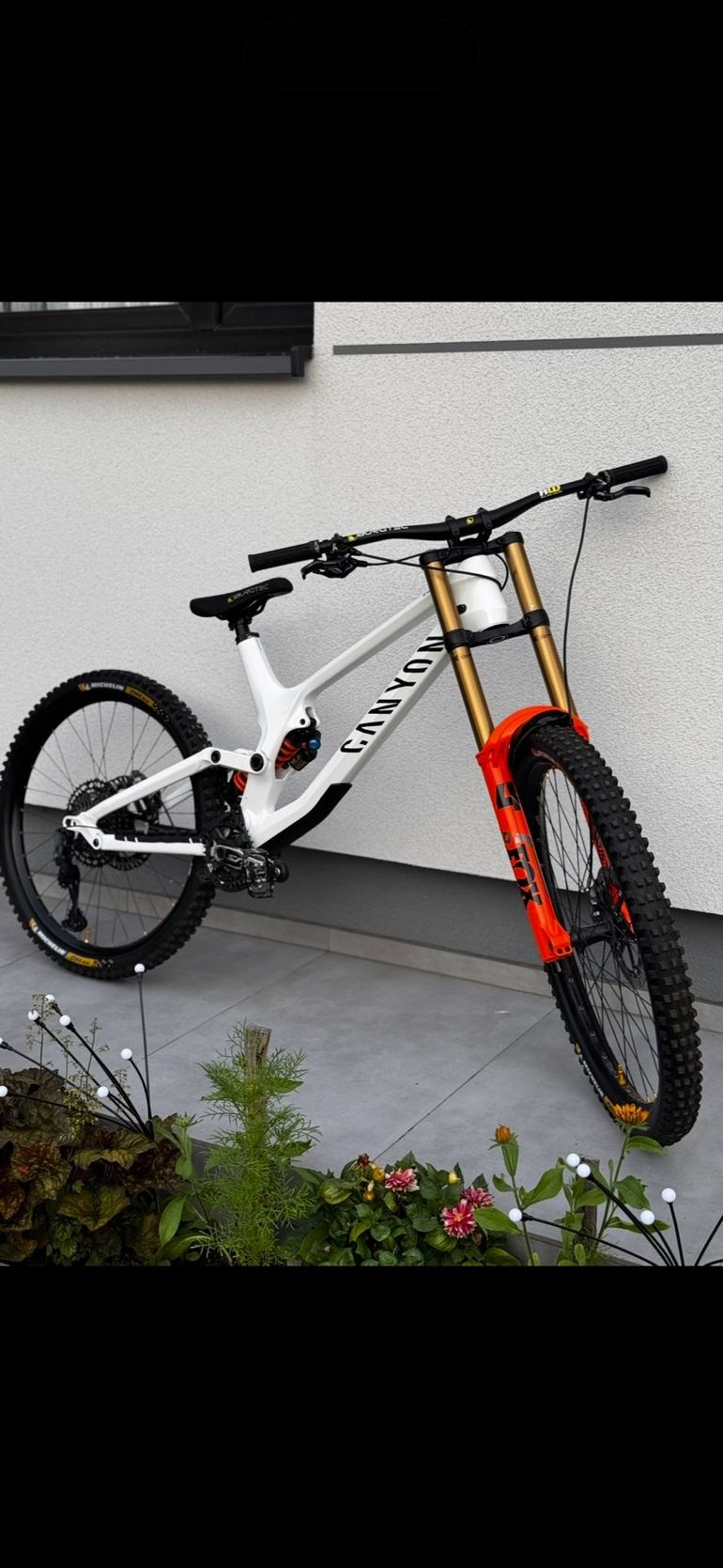 Used Canyon Sender CF 9.0 2020 Frameset 2020 Mountainbike, White, 27.5 — image 9 of 14