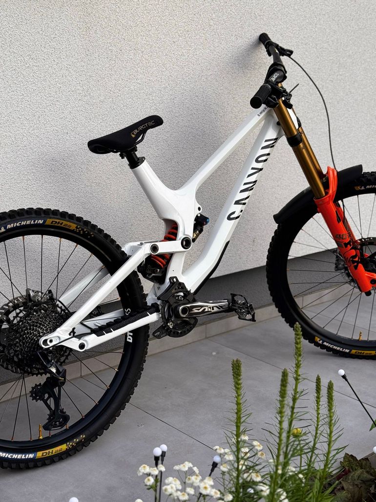 Used Canyon Sender CF 9.0 2020 Frameset 2020 Mountainbike, White, 27.5 — image 4 of 5