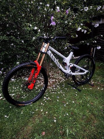 Used Canyon Sender CF 9.0 2020 Frameset 2020 Mountainbike, White, 27.5 — image 11 of 14