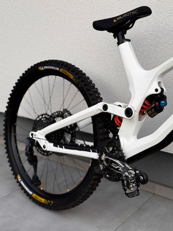 Used Canyon Sender CF 9.0 2020 Frameset 2020 Mountainbike, White, 27.5 — image 5 of 5