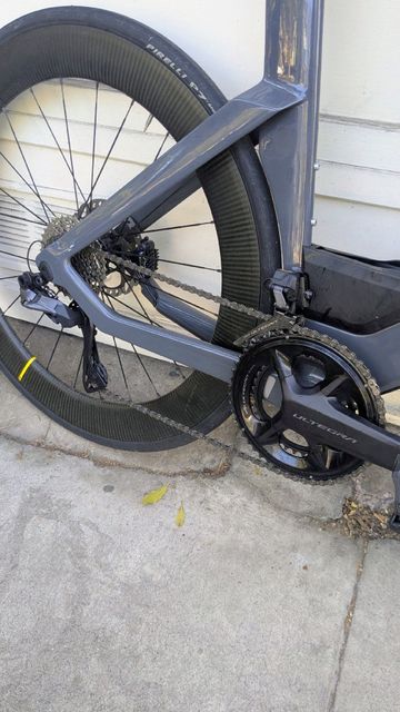 Used Canyon Speedmax CF 8 Di2 2024 2024 Road & Gravel, Light Gray — image 4 of 4