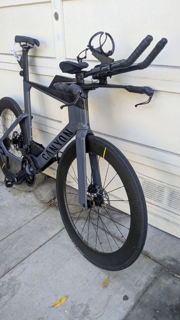 Used Canyon Speedmax CF 8 Di2 2024 2024 Road & Gravel, Light Gray — image 3 of 4