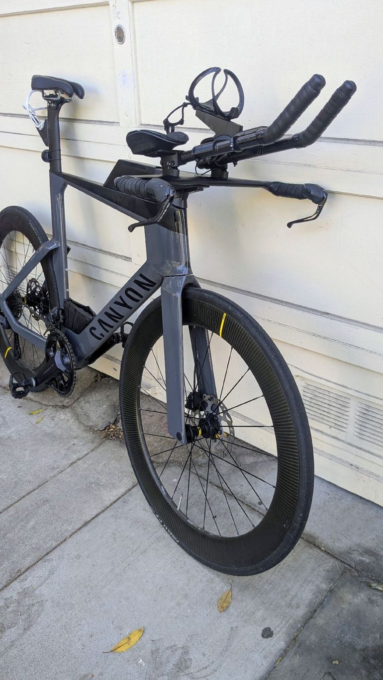 Used Canyon Speedmax CF 8 Di2 2024 2024 Road & Gravel, Light Gray — image 3 of 4