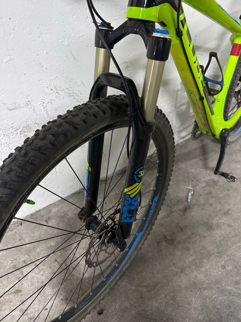 CUBE REACTION GTC 2017 2017 Mountainbike usato, Verde — immagine 5 di 10