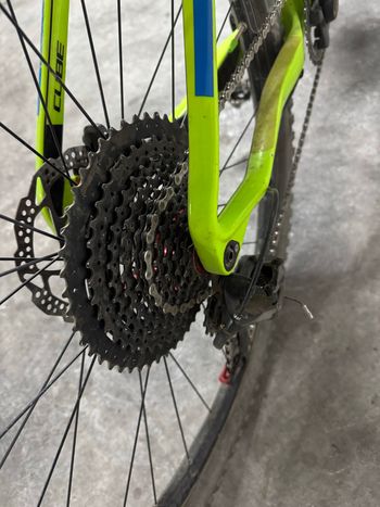 CUBE REACTION GTC 2017 2017 Mountainbike usato, Verde — immagine 8 di 10