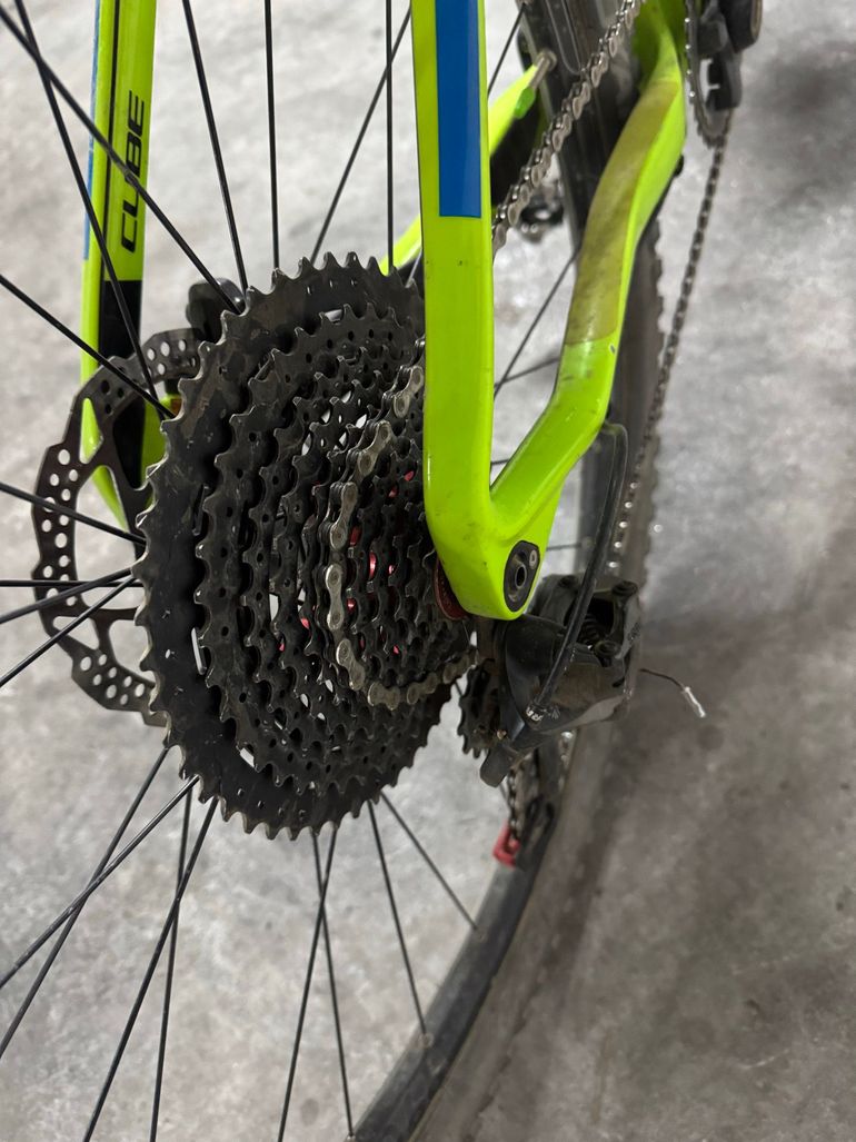 CUBE REACTION GTC 2017 2017 Mountainbike usato, Verde — immagine 8 di 10