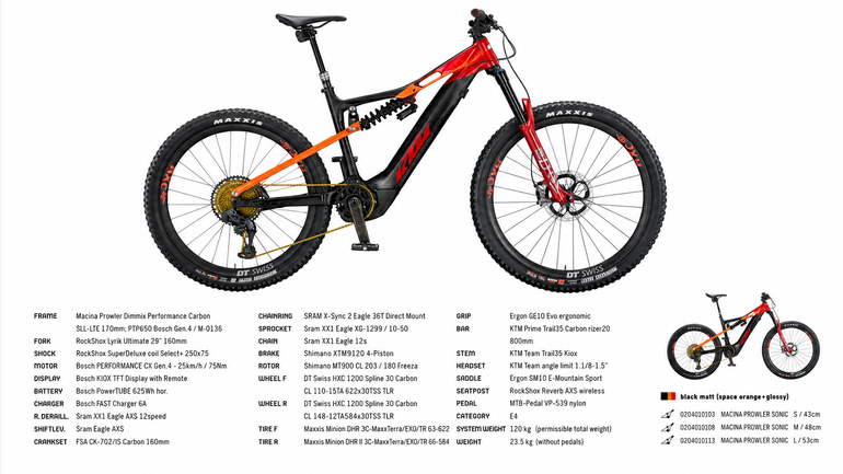 Gebrauchtes KTM Macina Prowler Sonic 2020 2020 Mountainbike, Schwarz, 29, 27.5 — Bild 16 von 16
