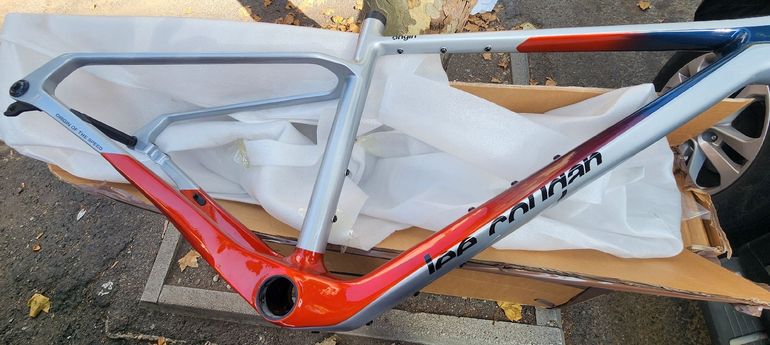 Used Lee Cougan Custom Frameset 2026 Mountainbike, Light Gray — image 5 of 5