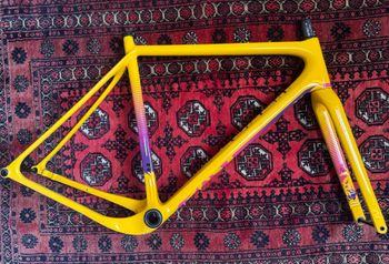 Used Open Upper Custom Frameset 2023 Road & Gravel, Orange — image 2 of 13