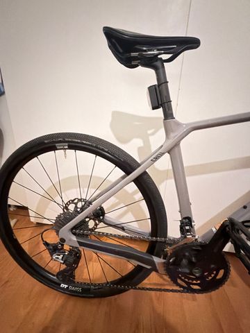Canyon Grizl CF SL 7 2024 2024 Road & Gravel usato, Grigio chiaro — immagine 8 di 8