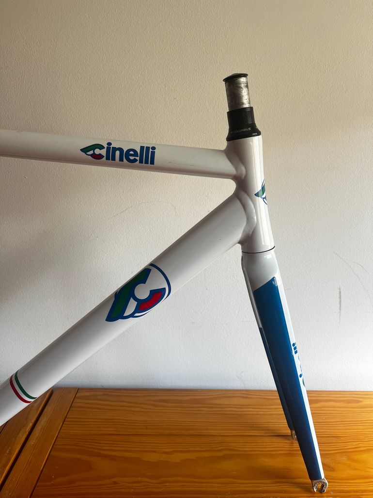 Used Cinelli Vigorelli Frameset 2007 Road & Gravel, White — image 2 of 8