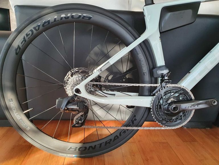 Cube Agree C:62 Pro Disco Force AXS 2024 Road & Gravel usato, Bianco — immagine 3 di 7