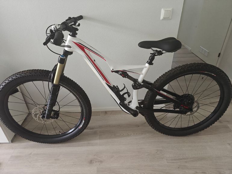 Used Specialized Stumpjumper SRAM GX 2017 Mountainbike, White — image 2 of 12