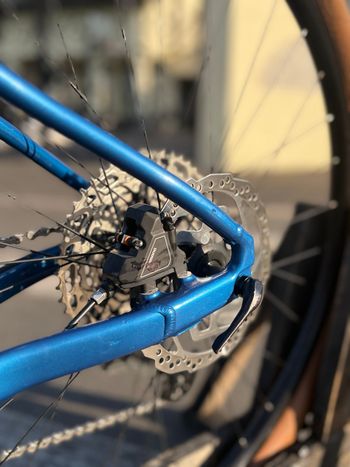 Gebrauchtes Merida Big nine Shimano Deore 2024 Mountainbike, Blau — Bild 7 von 8