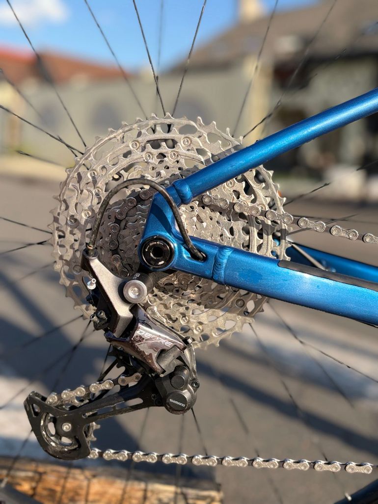 Gebrauchtes Merida Big nine Shimano Deore 2024 Mountainbike, Blau — Bild 3 von 8
