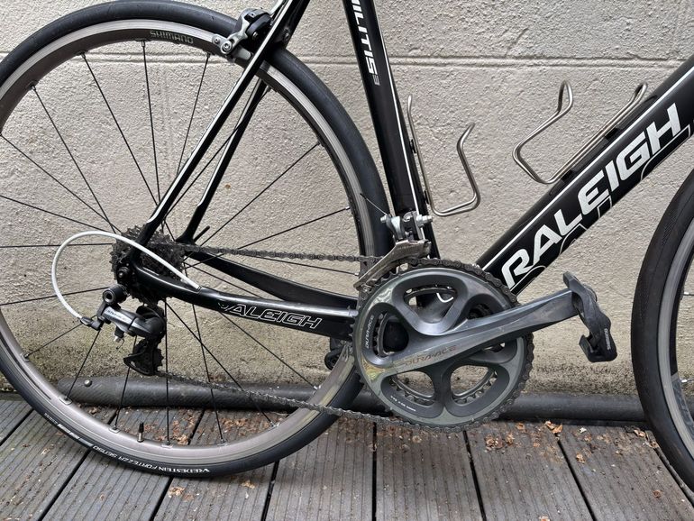 Gebrauchtes Raleigh Custom Shimano Dura Ace 2013 Road & Gravel, Schwarz — Bild 4 von 10