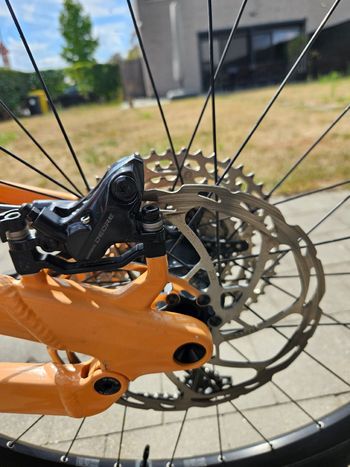 Canyon Spectral 6 2024 2024 Mountainbike usato, Arancione — immagine 11 di 14