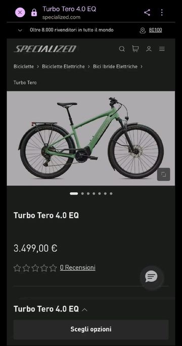 Käytetty Specialized Turbo Tero 4.0 EQ 2026 2026 MTB