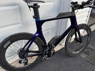 Used Cervélo 2023 P-Series Custom Build (SRAM Red AXS, Zipp Vuka + 808’s) 2023 Road & Gravel, Blue — image 9 of 15
