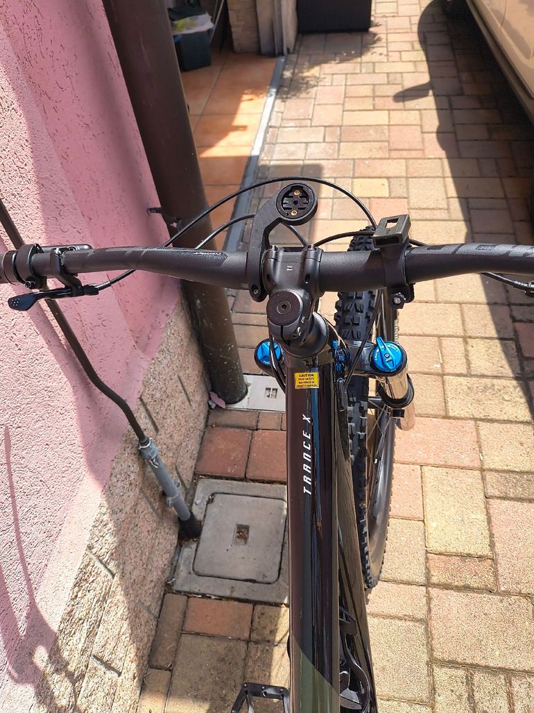Gebrauchtes Giant Trance Shimano Dura Ace Di2 2024 Mountainbike, Grün — Bild 5 von 6