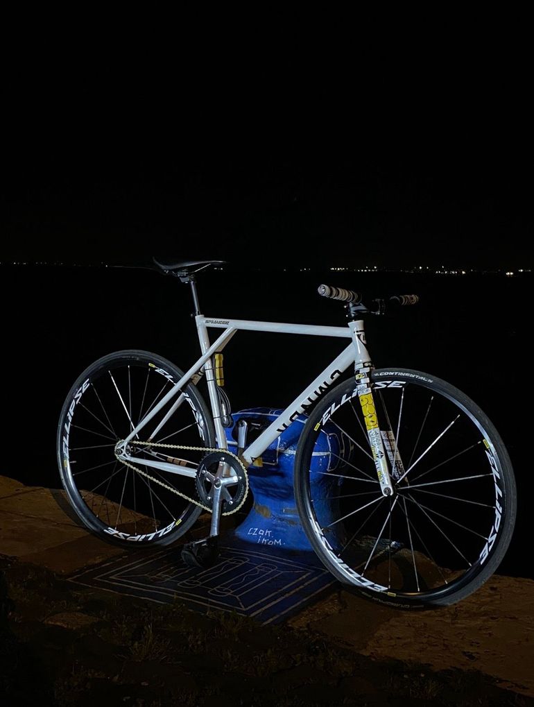 Used Fixed gear Custom Other 2024 Road & Gravel, White — image 8 of 10