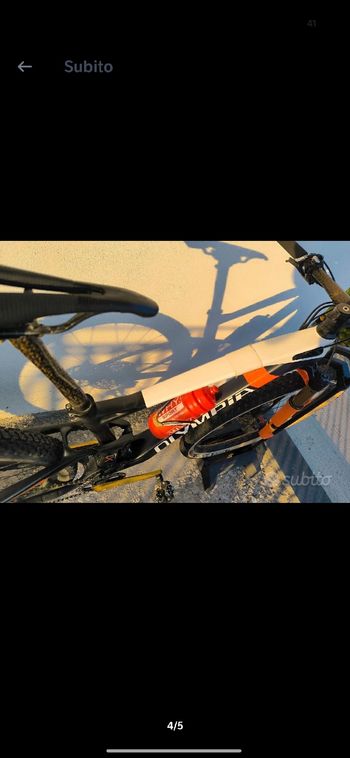 Gebrauchtes Olympia Custom Frameset 2021 Mountainbike, Weiß — Bild 3 von 3