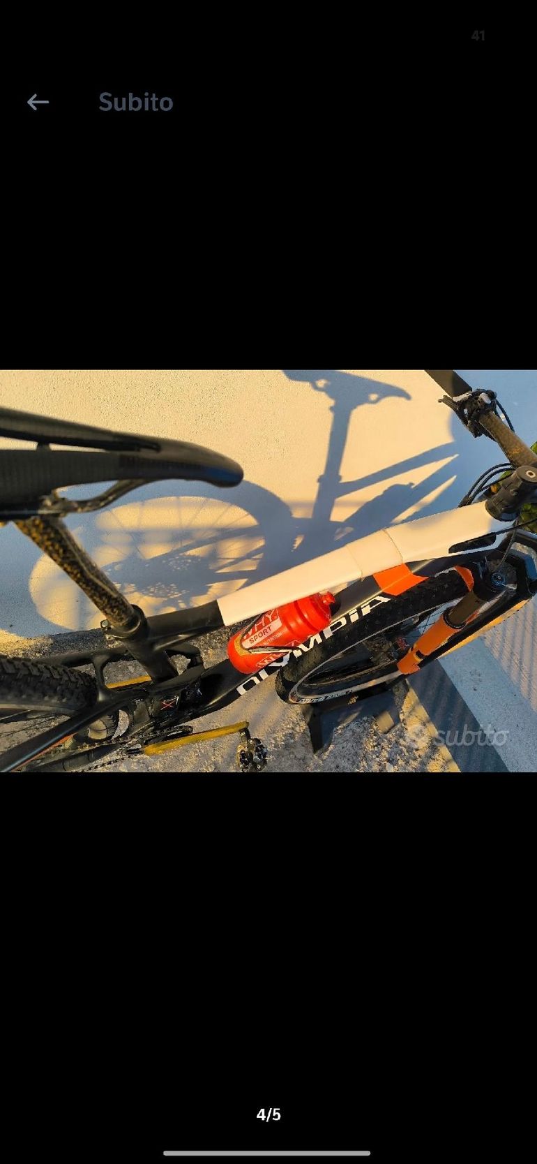 Gebrauchtes Olympia Custom Frameset 2021 Mountainbike, Weiß — Bild 3 von 3