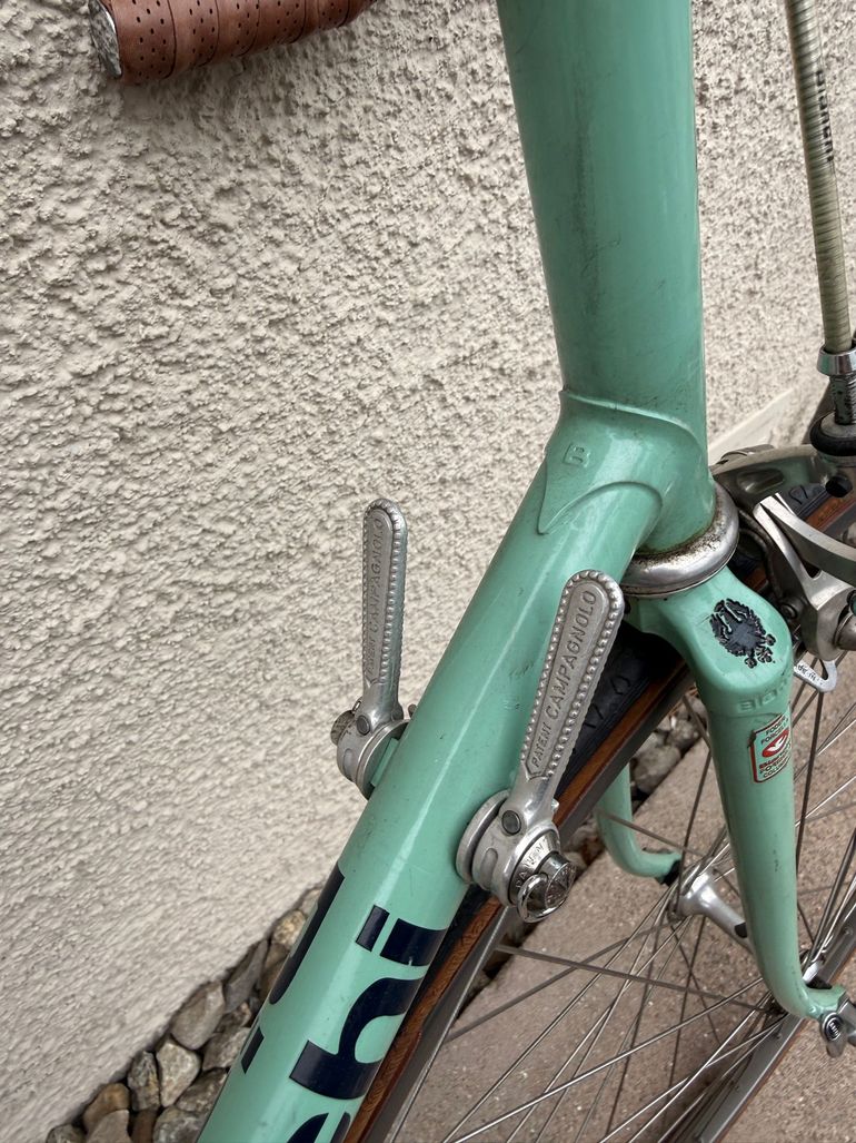 Used Bianchi Rekord Campagnolo Super Record 1980 Road & Gravel, Green — image 6 of 15
