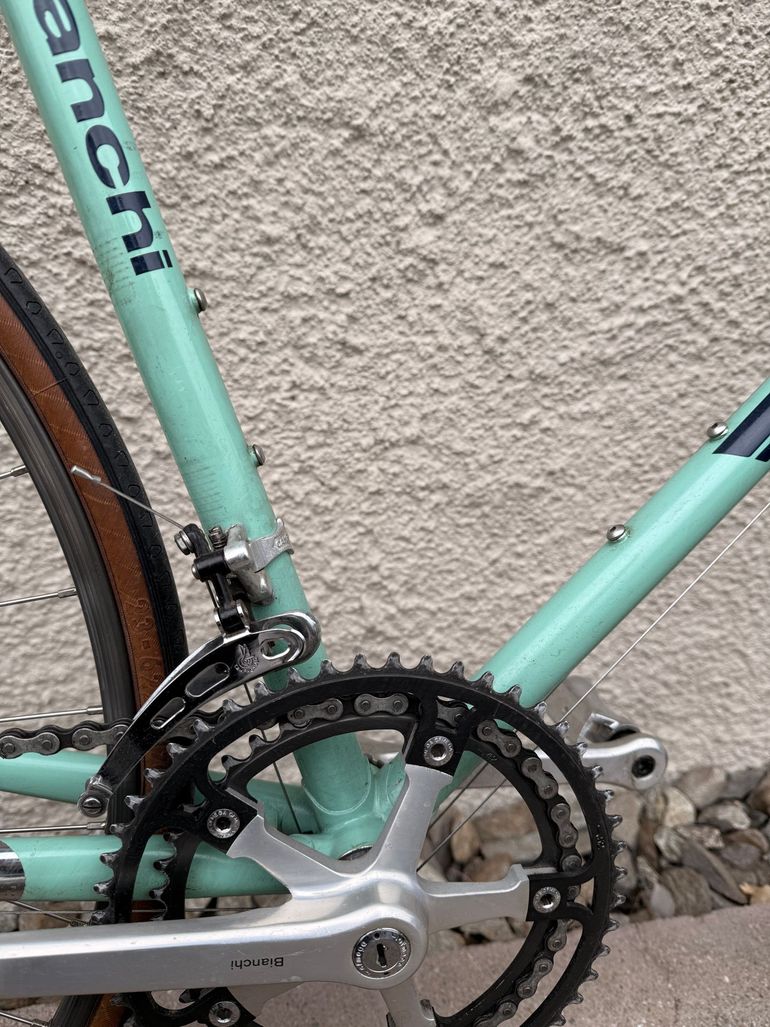 Used Bianchi Rekord Campagnolo Super Record 1980 Road & Gravel, Green — image 13 of 15