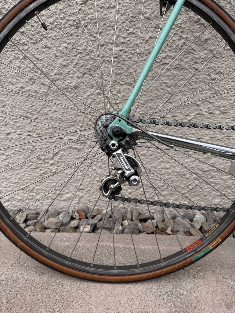 Used Bianchi Rekord Campagnolo Super Record 1980 Road & Gravel, Green — image 14 of 15