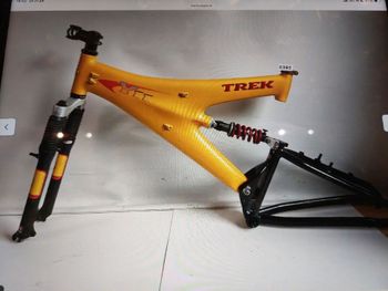 Used Trek Y Frameset 2000 Mountainbike, Orange — image 3 of 3