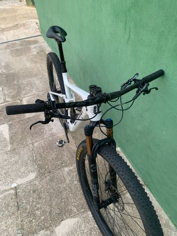Used Lee Cougan Custom SRAM GX Eagle AXS 2023 Mountainbike, White — image 5 of 6