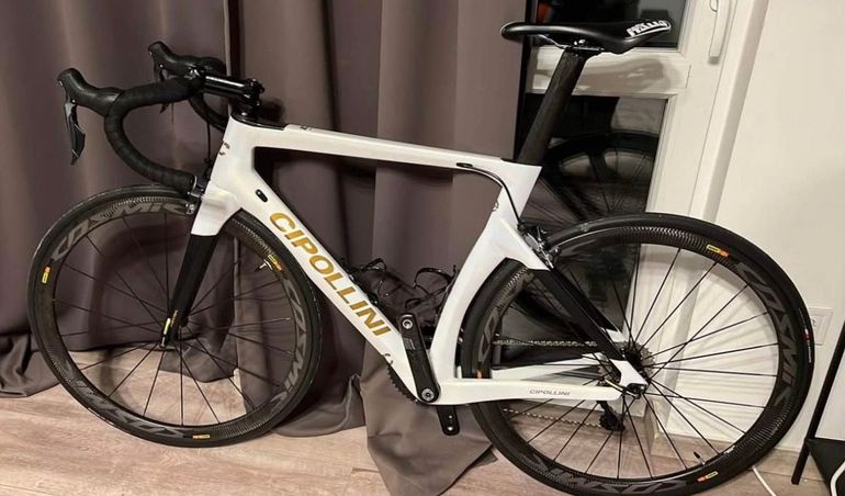 Used Cipollini Nk1k Shimano Ultegra Di2 2021 Road & Gravel, White — image 8 of 8