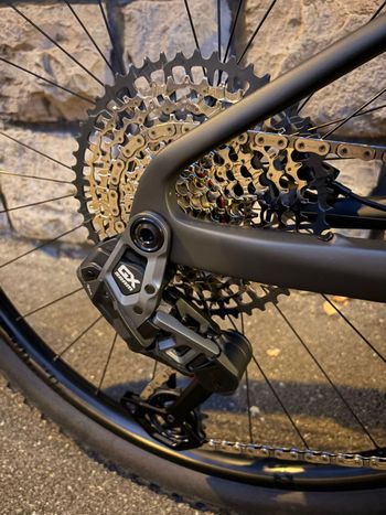 Gebrauchtes ROCKRIDER Custom SRAM GX Eagle AXS 2025 Mountainbike, Schwarz — Bild 6 von 18