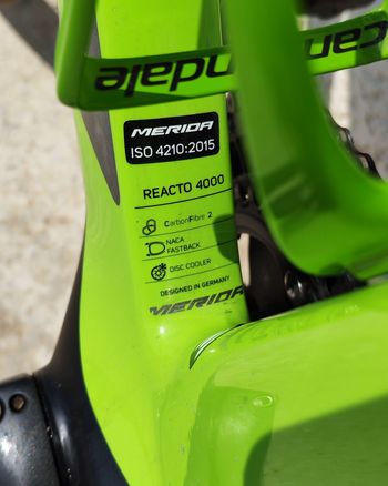 Použité Merida REACTO 4000 2022 2022 Road & Gravel — obrázek 4 z 5