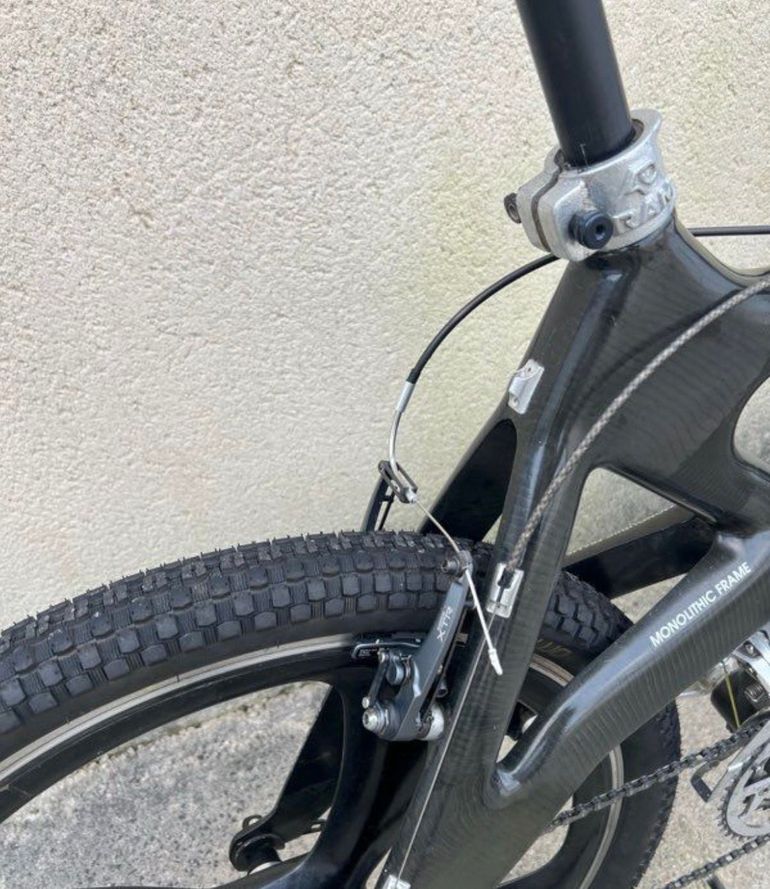 Gebrauchtes Hartmann Custom Frameset 1994 Mountainbike, Schwarz — Bild 5 von 9