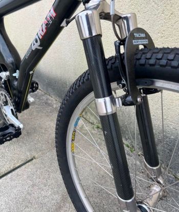 Gebrauchtes Hartmann Custom Frameset 1994 Mountainbike, Schwarz — Bild 8 von 9