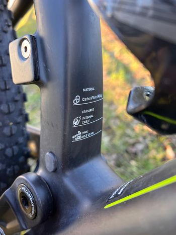 Merida NINETY-SIX 6000 2017 2017 Mountainbike usato, Nero — immagine 9 di 10