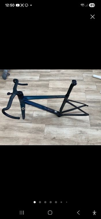 Used Scott Addict RC Pro 2024 Frameset 2024 Road & Gravel, Blue — image 2 of 6