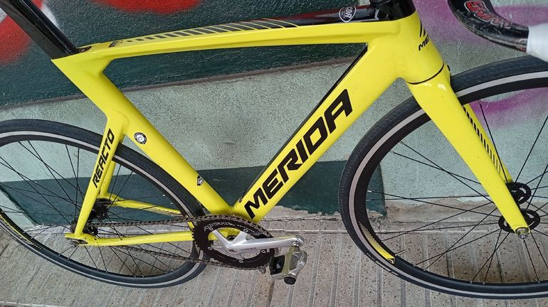 Used Merida REACTO TRACK 500 2019 2019 Road & Gravel, Green — image 9 of 10
