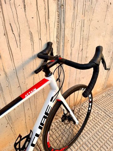 Used CUBE ATTAIN Pro Disc 2019 2019 Road & Gravel, White — image 21 of 23