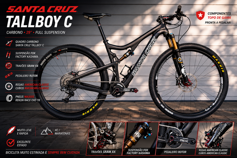 Santa Cruz Tallboy C 2012 Mountainbike d'occasion — image 3 sur 6