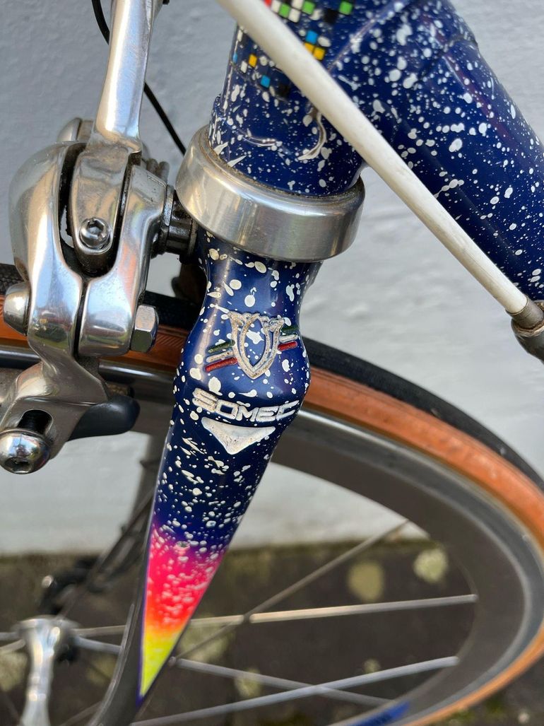 Used Somec Custom Shimano Dura Ace Di2 1980 Road & Gravel, White — image 3 of 7