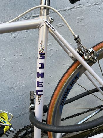 Used Somec Custom Shimano Dura Ace Di2 1980 Road & Gravel, White — image 4 of 7