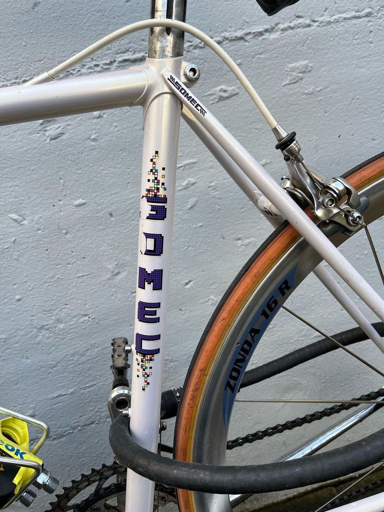 Used Somec Custom Shimano Dura Ace Di2 1980 Road & Gravel, White — image 4 of 7